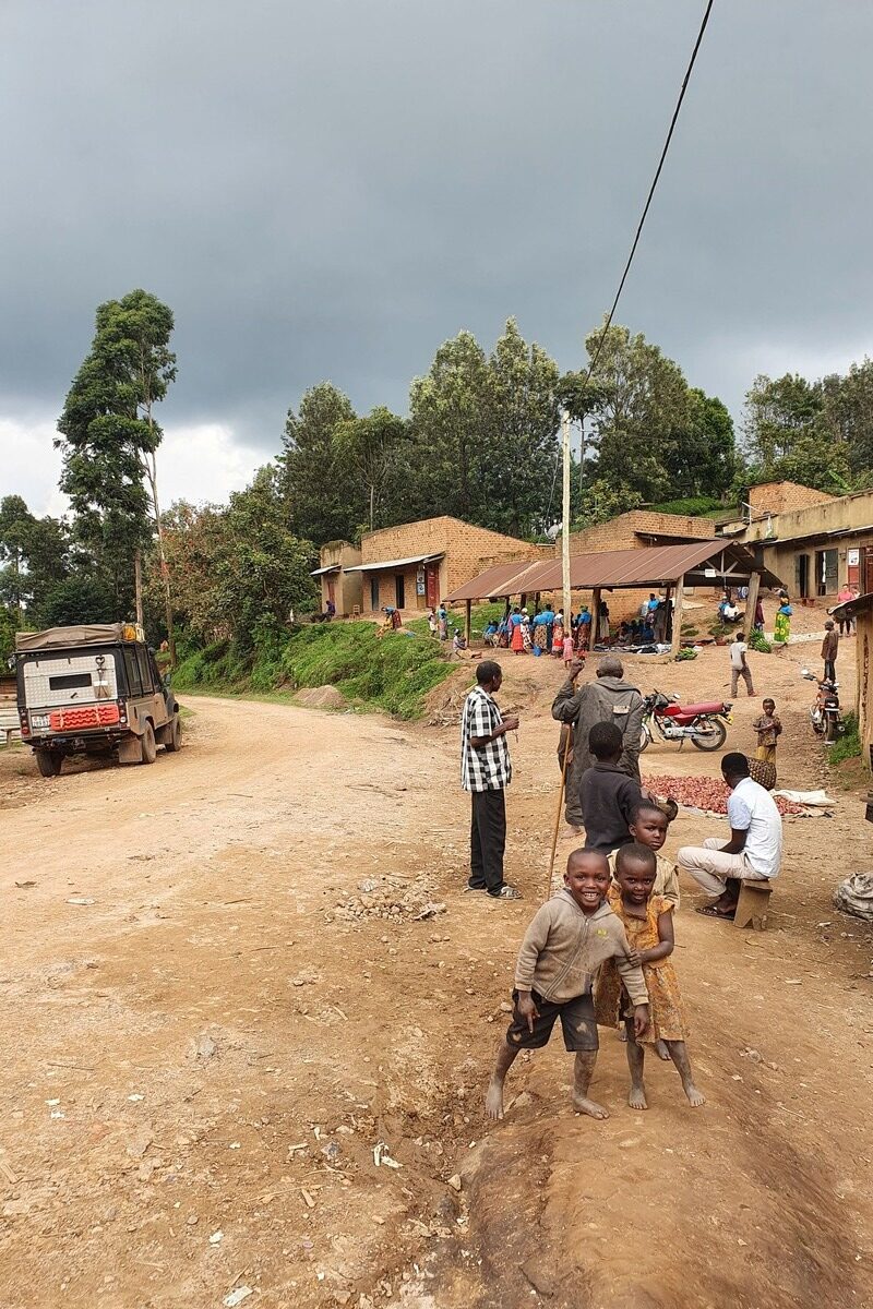Dorf im südlichen Afrika
